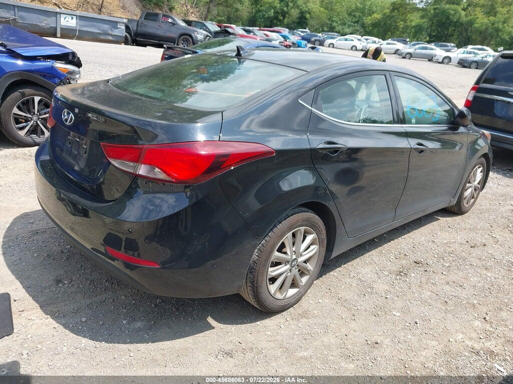 5NPDH4AE7FH605284 2015 HYUNDAI ELANTRA photo no. 4