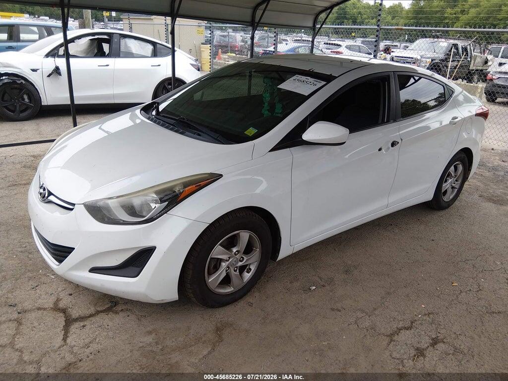 5NPDH4AE7FH648409 2015 HYUNDAI ELANTRA photo no. 2