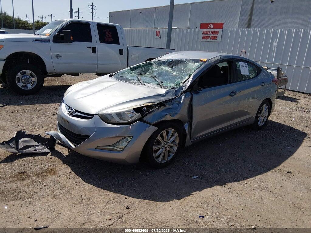 5NPDH4AE4FH594387 2015 HYUNDAI ELANTRA photo no. 2