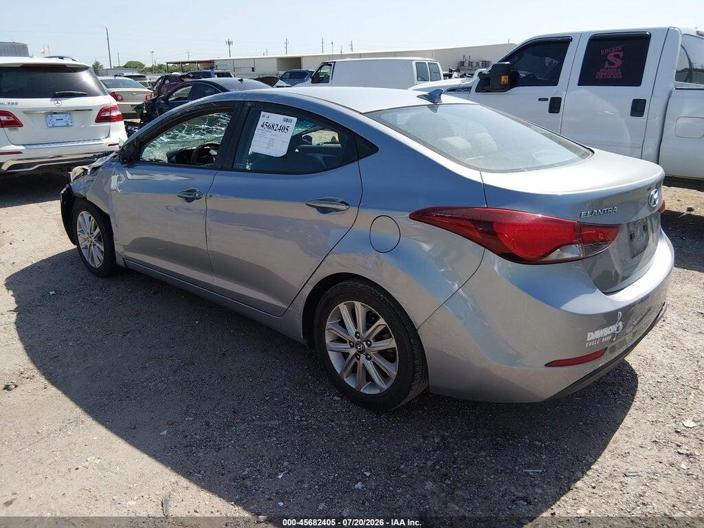 5NPDH4AE4FH594387 2015 HYUNDAI ELANTRA photo no. 3