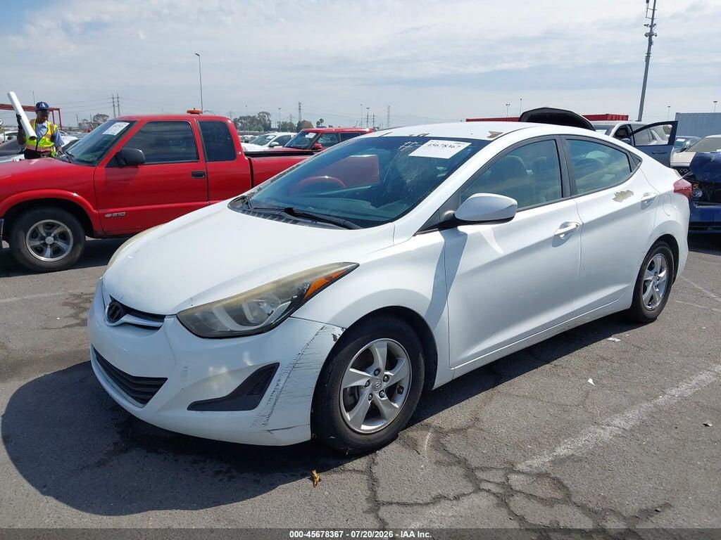 5NPDH4AE9FH554029 2015 HYUNDAI ELANTRA photo no. 2