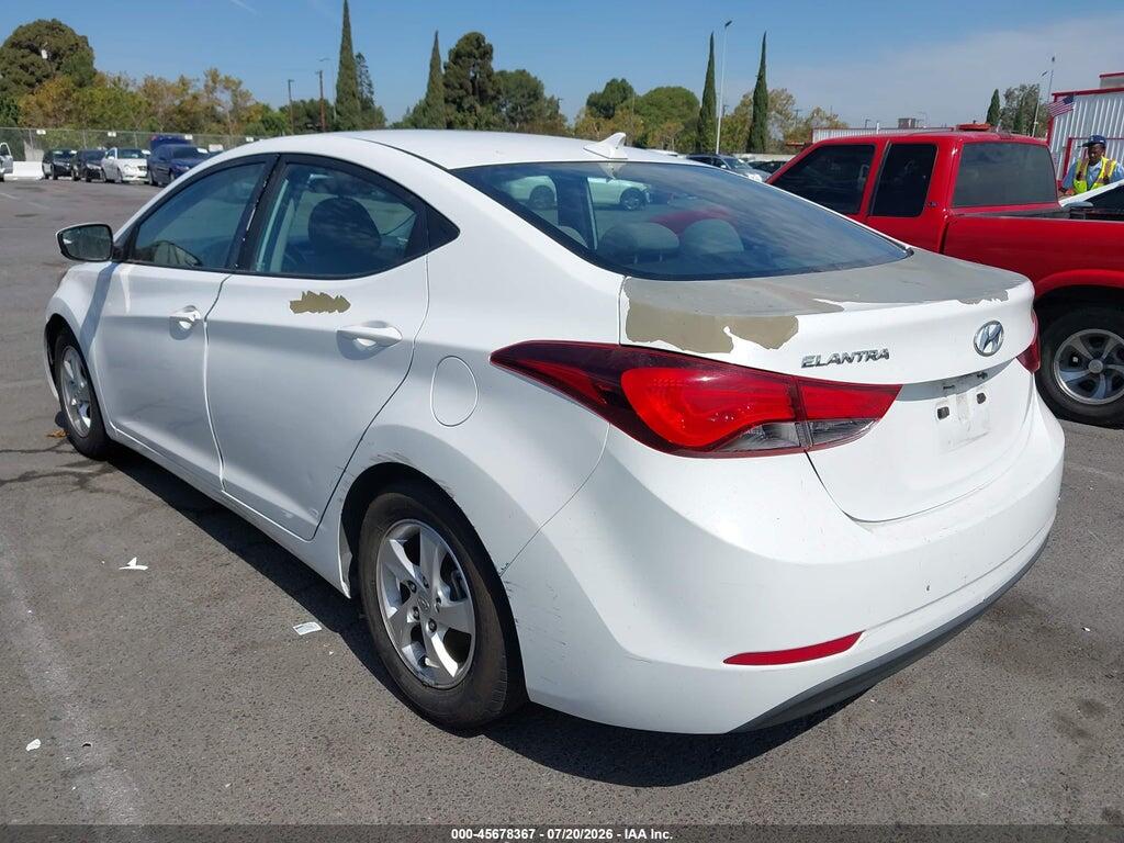 5NPDH4AE9FH554029 2015 HYUNDAI ELANTRA photo no. 3