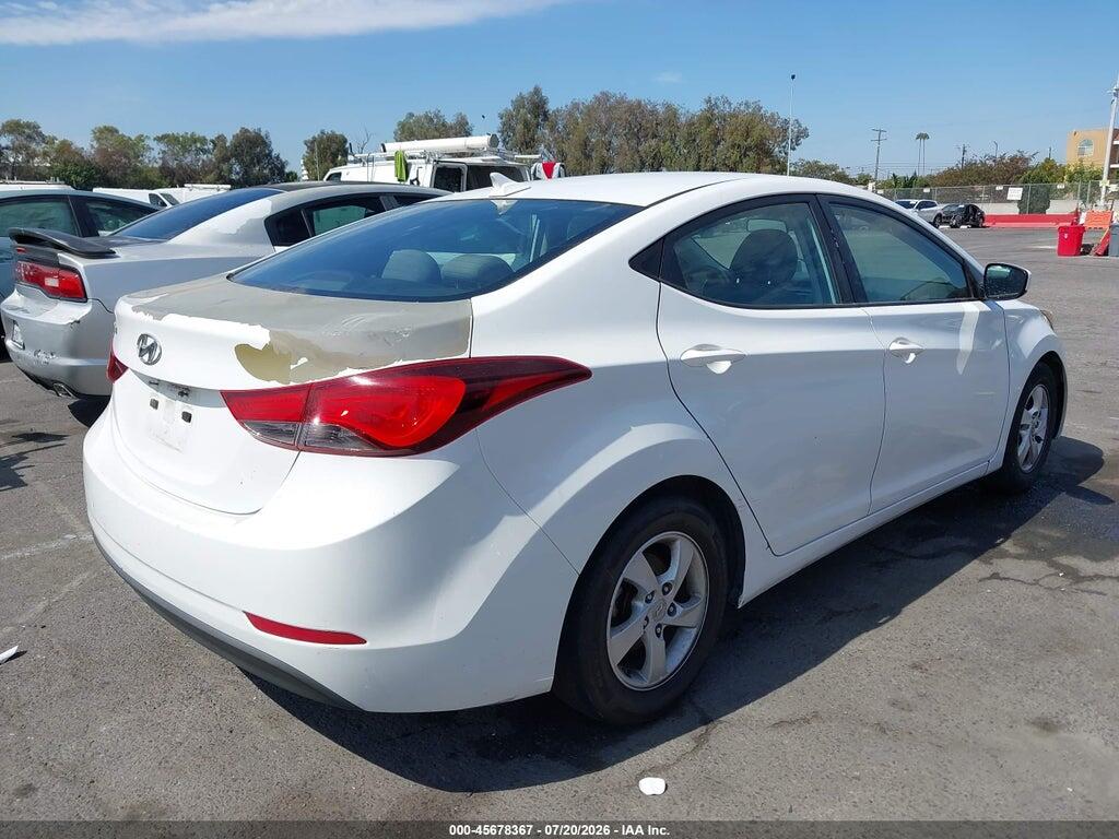5NPDH4AE9FH554029 2015 HYUNDAI ELANTRA photo no. 4