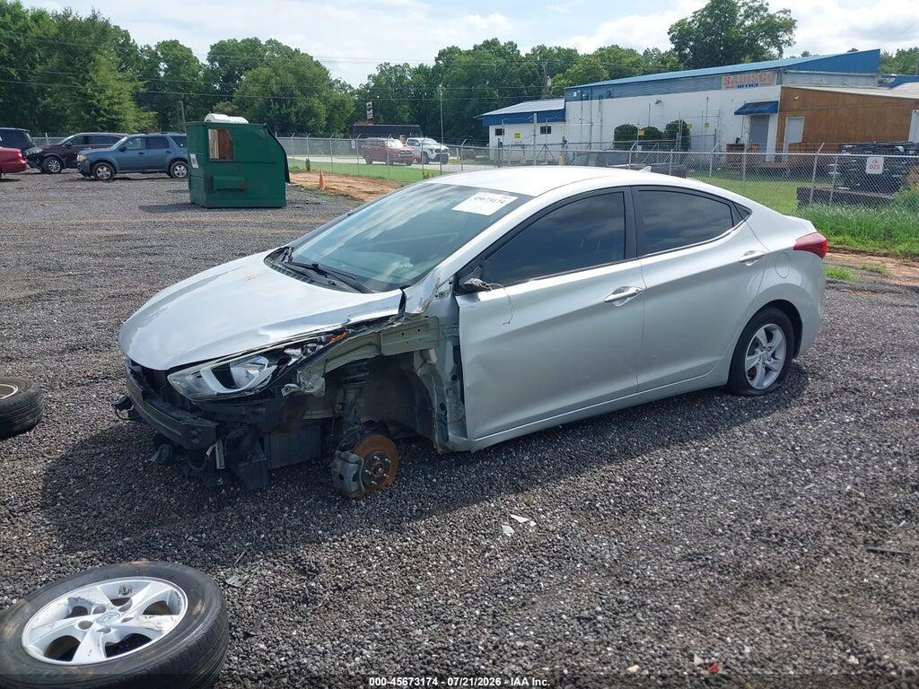 5NPDH4AE3FH583347 2015 HYUNDAI ELANTRA photo no. 2