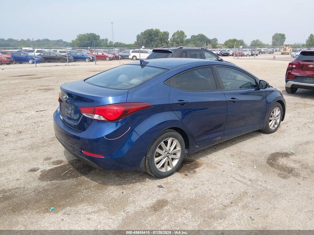 5NPDH4AE3FH595188 2015 HYUNDAI ELANTRA photo no. 4