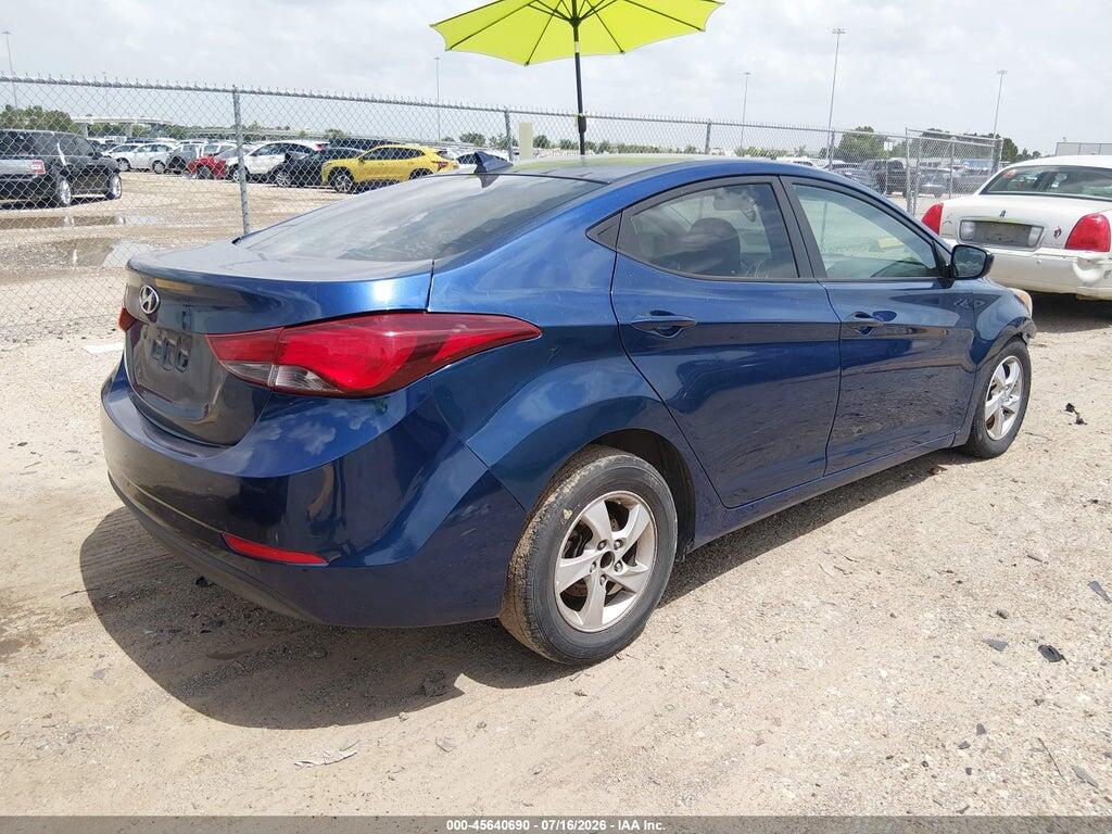 5NPDH4AE4FH578531 2015 HYUNDAI ELANTRA photo no. 4