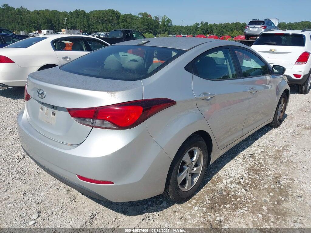 5NPDH4AE4FH650778 2015 HYUNDAI ELANTRA photo no. 4