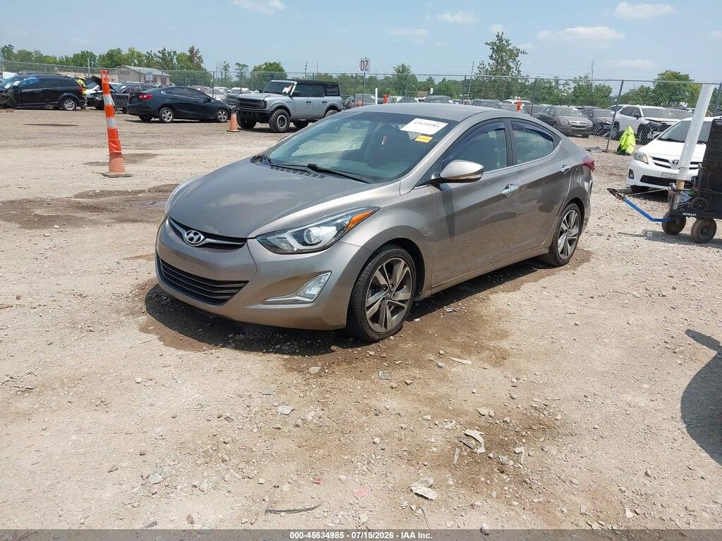 5NPDH4AE6FH585707 2015 HYUNDAI ELANTRA photo no. 2
