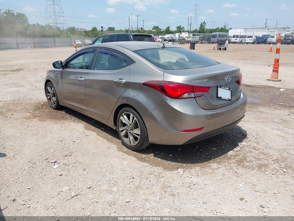 5NPDH4AE6FH585707 2015 HYUNDAI ELANTRA photo no. 3