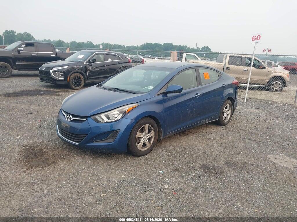 KMHDH4AE2FU443775 2015 HYUNDAI ELANTRA photo no. 2