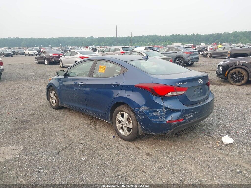 KMHDH4AE2FU443775 2015 HYUNDAI ELANTRA photo no. 3