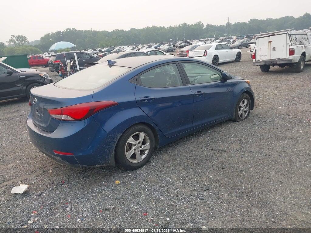KMHDH4AE2FU443775 2015 HYUNDAI ELANTRA photo no. 4