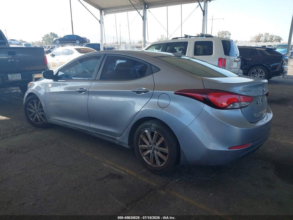 5NPDH4AEXFH610012 2015 HYUNDAI ELANTRA photo no. 3
