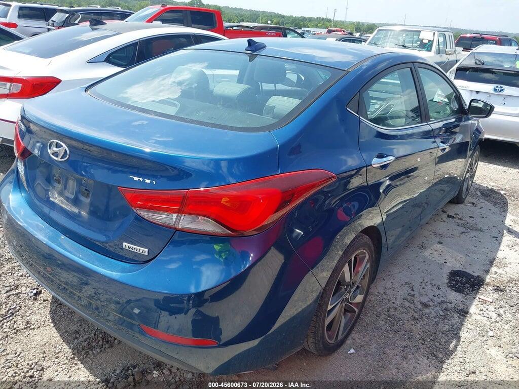 KMHDH4AE6FU359135 2015 HYUNDAI ELANTRA photo no. 4