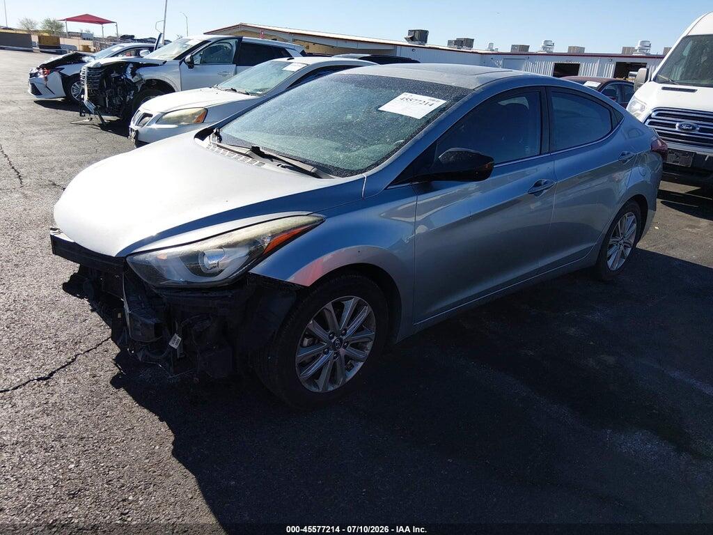 5NPDH4AE9FH554743 2015 HYUNDAI ELANTRA photo no. 2