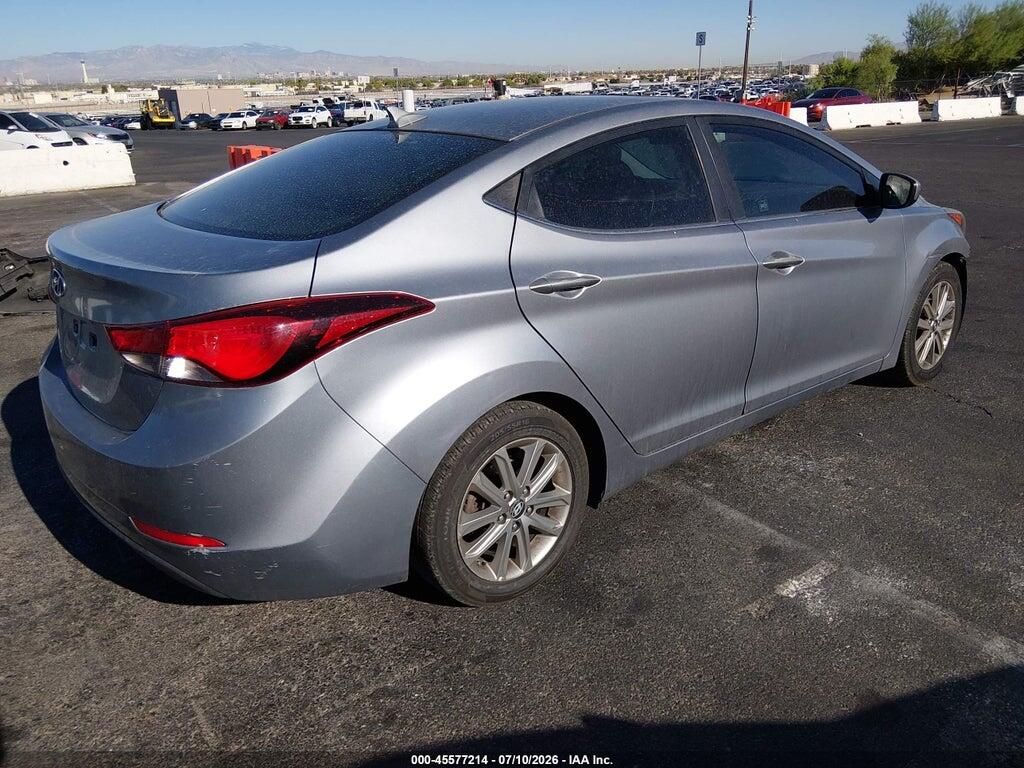 5NPDH4AE9FH554743 2015 HYUNDAI ELANTRA photo no. 4