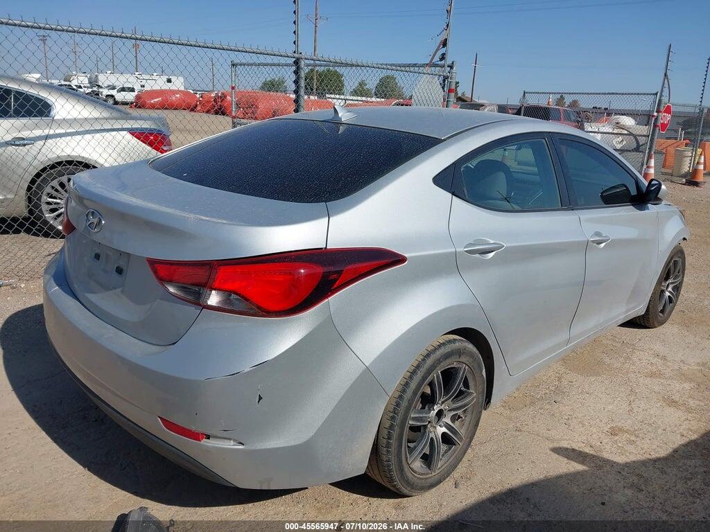 5NPDH4AE0FH626946 2015 HYUNDAI ELANTRA photo no. 4
