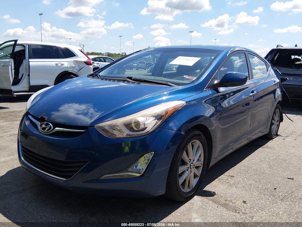 KMHDH4AE3FU250549 2015 HYUNDAI ELANTRA photo no. 2