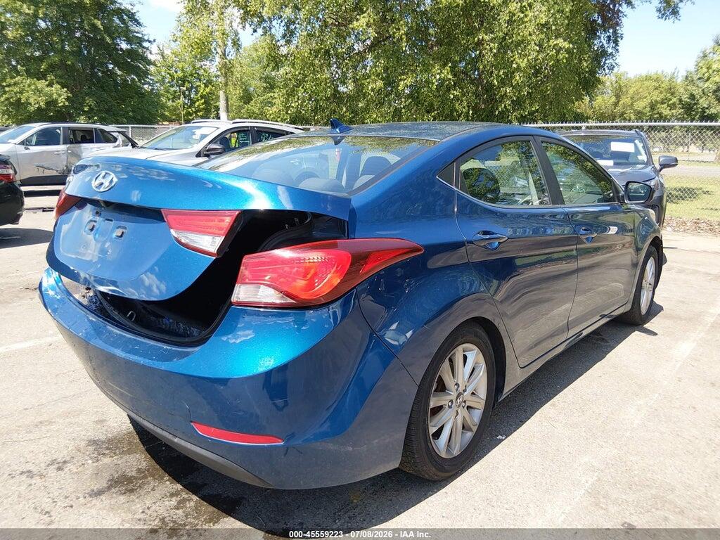KMHDH4AE3FU250549 2015 HYUNDAI ELANTRA photo no. 4