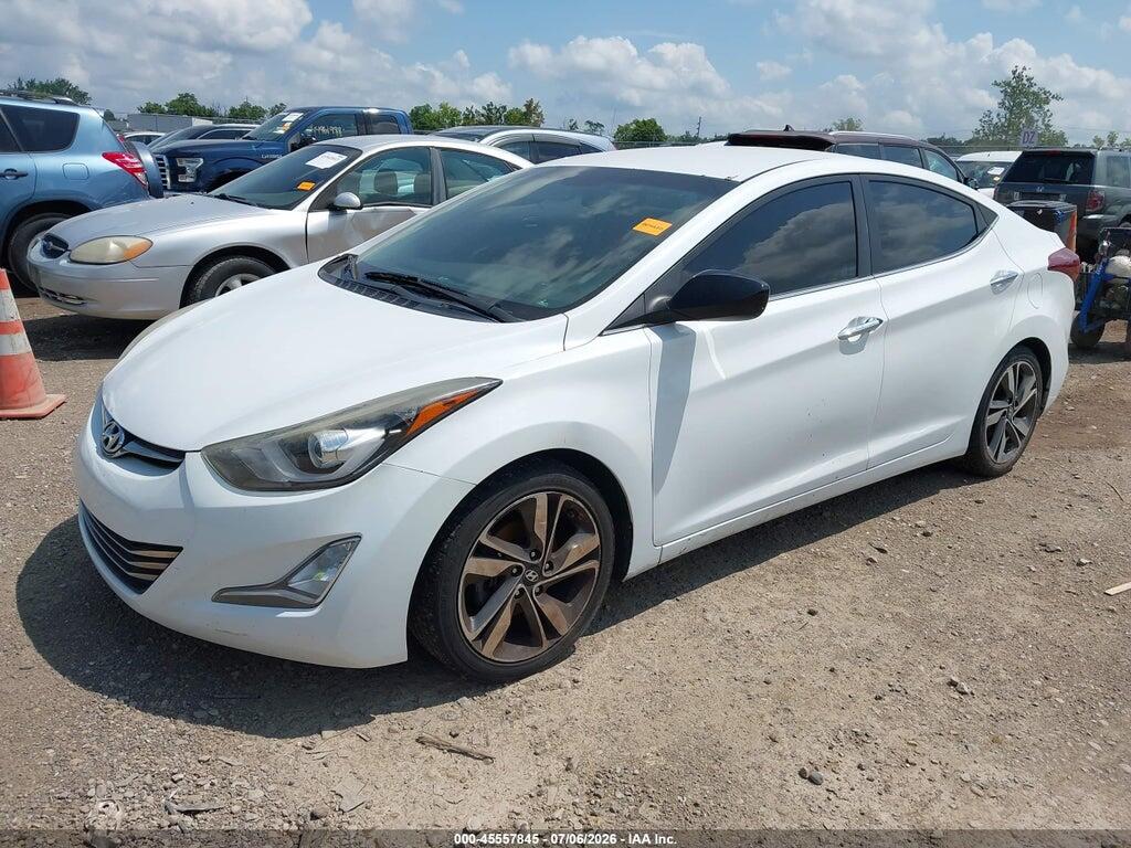 5NPDH4AE1FH649524 2015 HYUNDAI ELANTRA photo no. 2