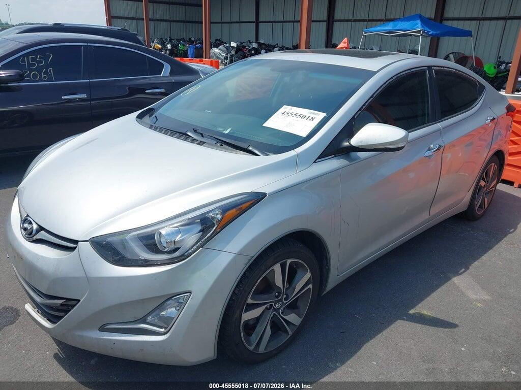 5NPDH4AE9FH574572 2015 HYUNDAI ELANTRA photo no. 2