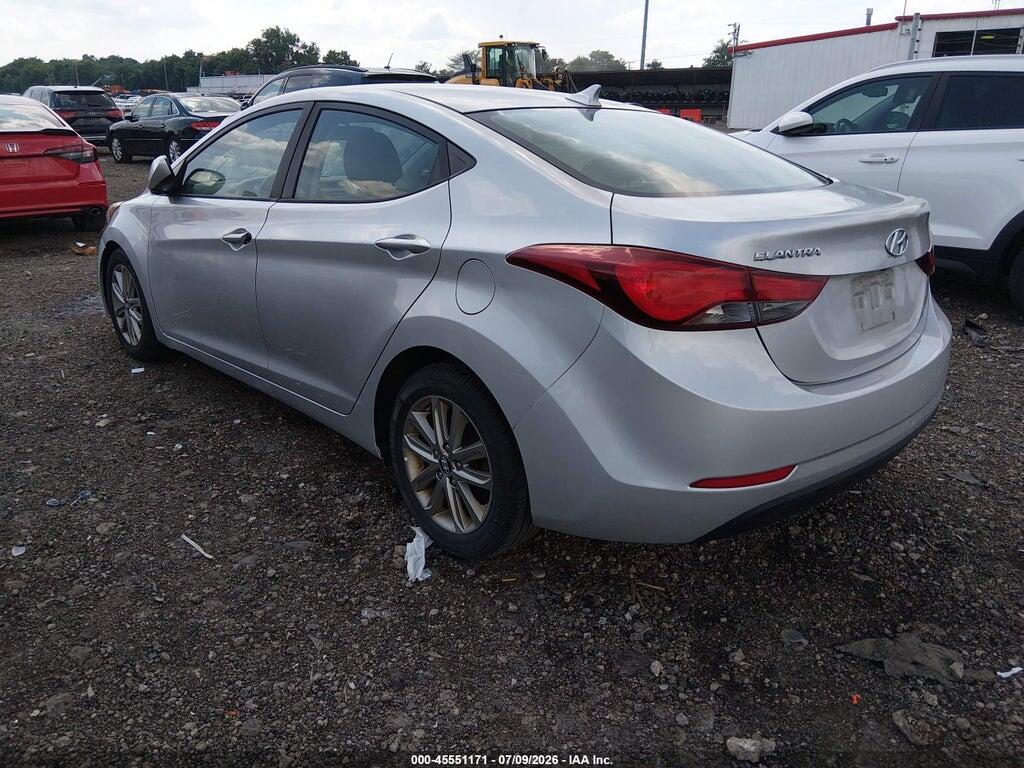5NPDH4AEXFH549986 2015 HYUNDAI ELANTRA photo no. 3