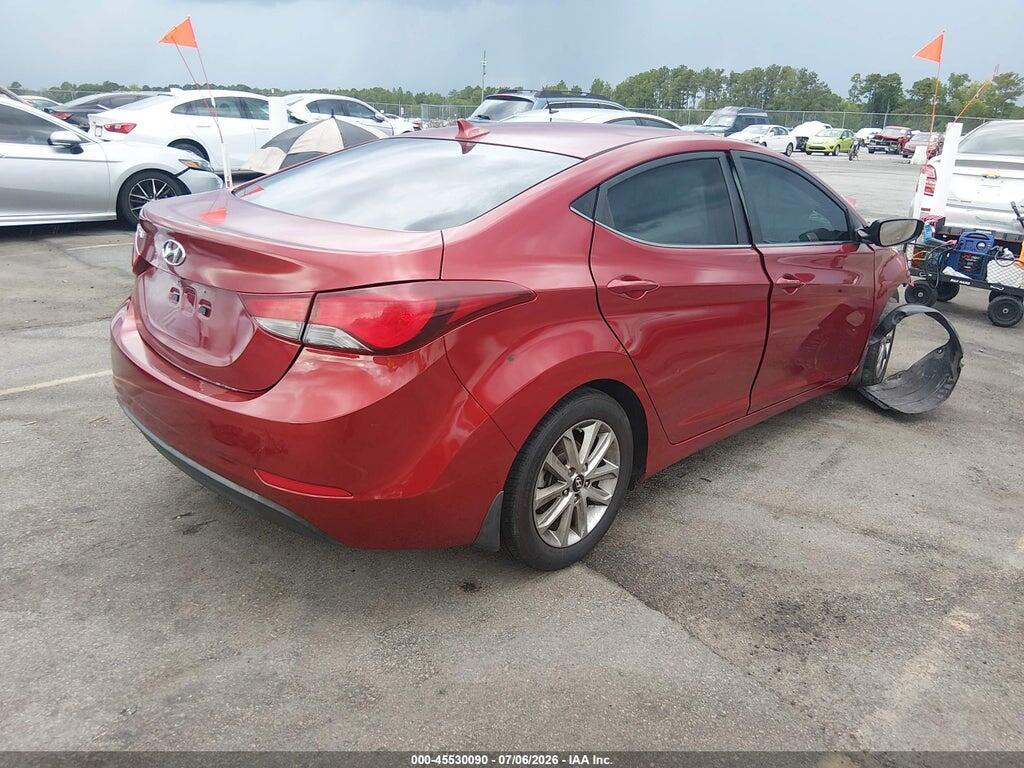 5NPDH4AE1FH591902 2015 HYUNDAI ELANTRA photo no. 4