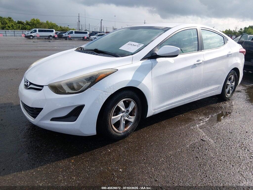 5NPDH4AE2FH636877 2015 HYUNDAI ELANTRA photo no. 2