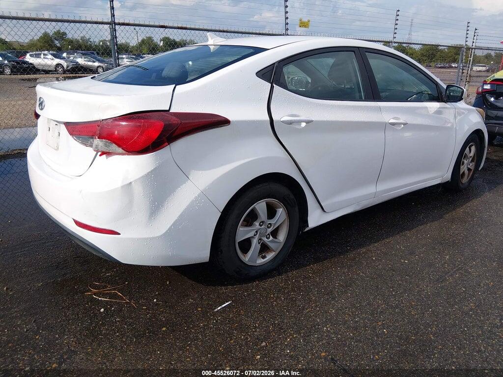 5NPDH4AE2FH636877 2015 HYUNDAI ELANTRA photo no. 4