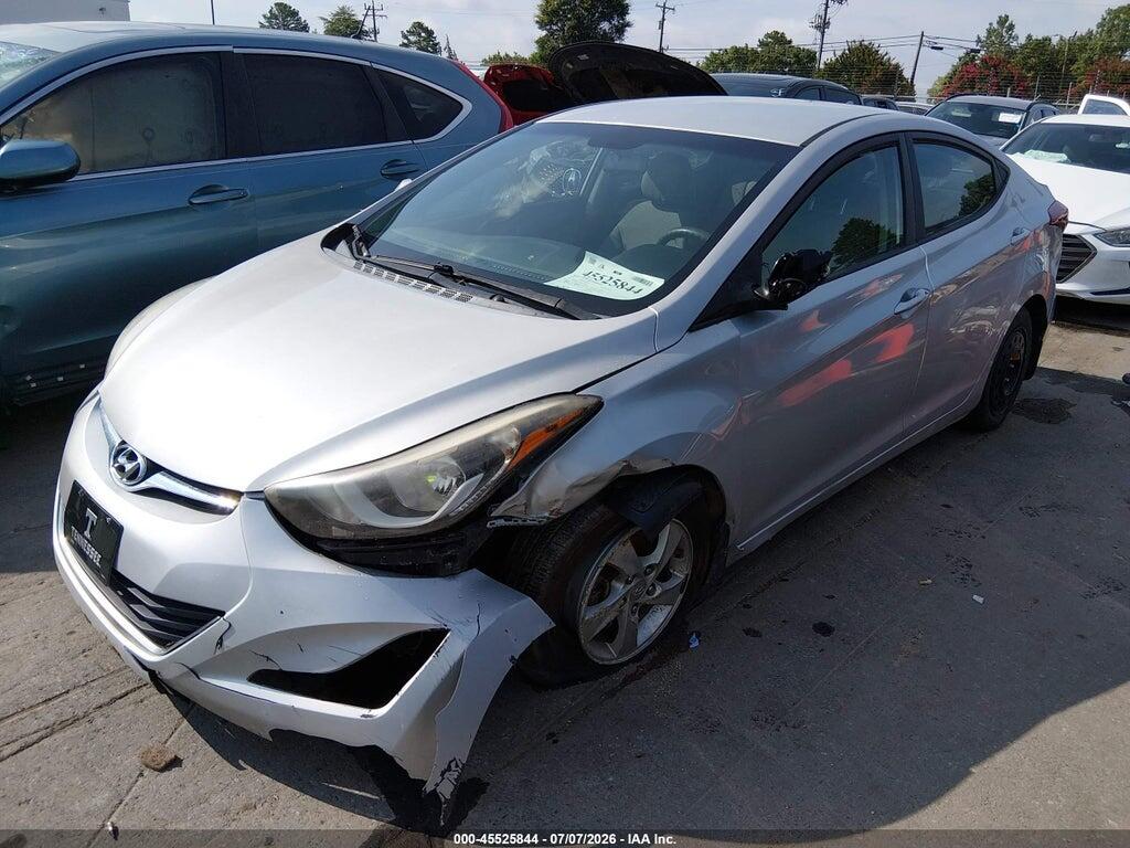 KMHDH4AEXFU362457 2015 HYUNDAI ELANTRA photo no. 2