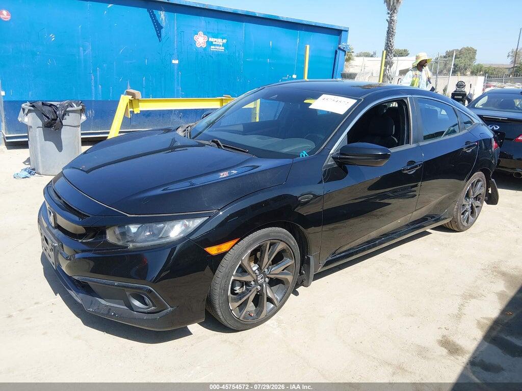 2HGFC2F80KH551832 2019 HONDA CIVIC photo no. 2