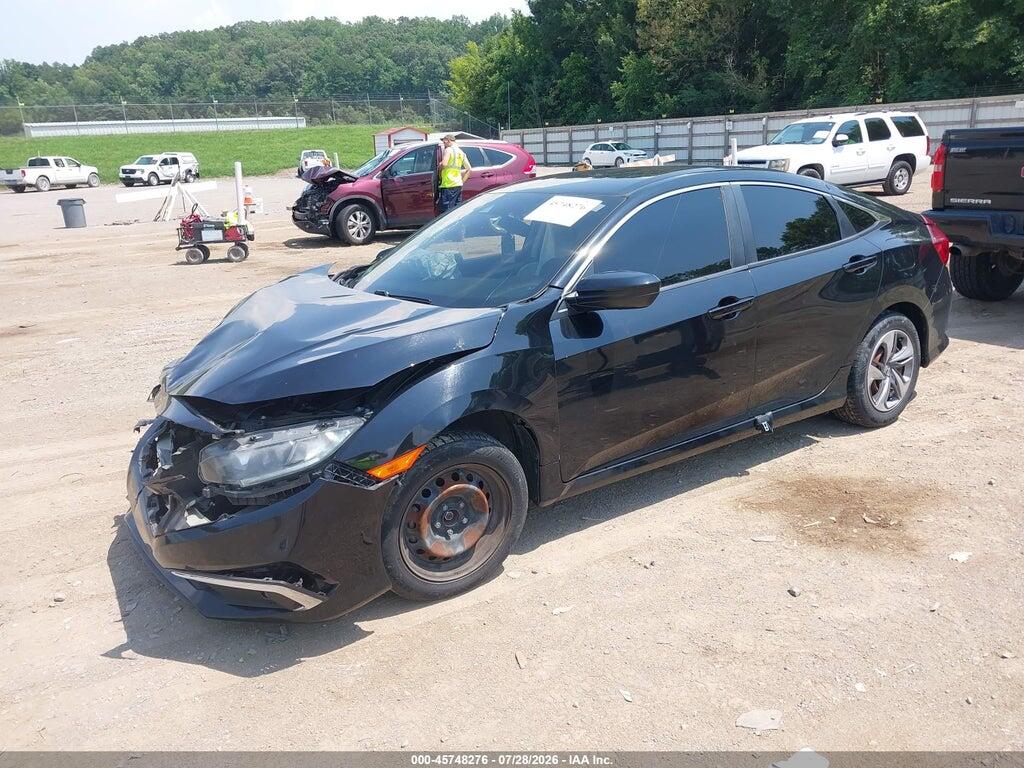 2HGFC2F67KH605464 2019 HONDA CIVIC photo no. 2