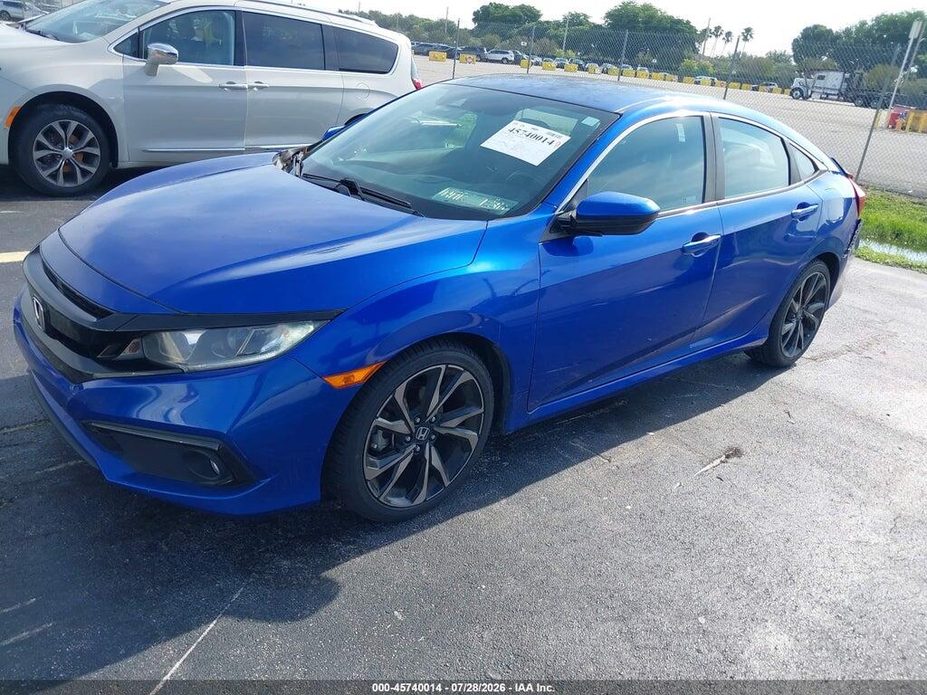 2HGFC2F84KH583117 2019 HONDA CIVIC photo no. 2