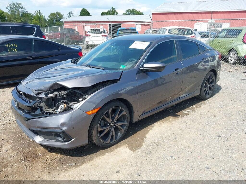 19XFC2F86KE023576 2019 HONDA CIVIC photo no. 2