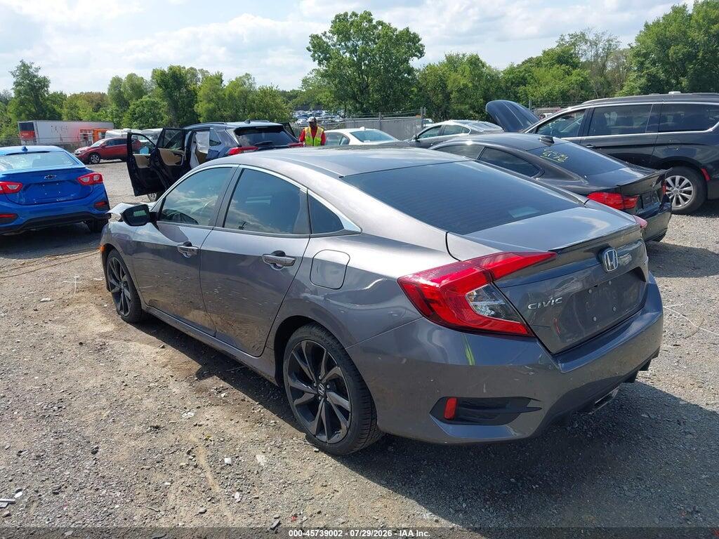 19XFC2F86KE023576 2019 HONDA CIVIC photo no. 3