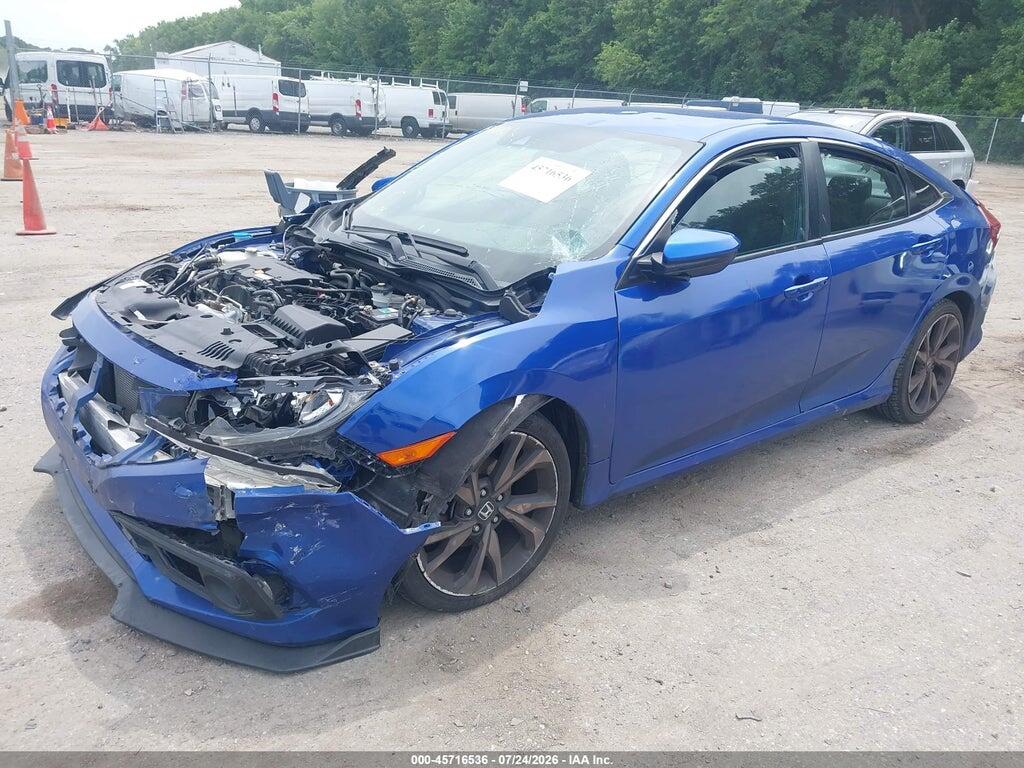 2HGFC2F8XKH578777 2019 HONDA CIVIC photo no. 2