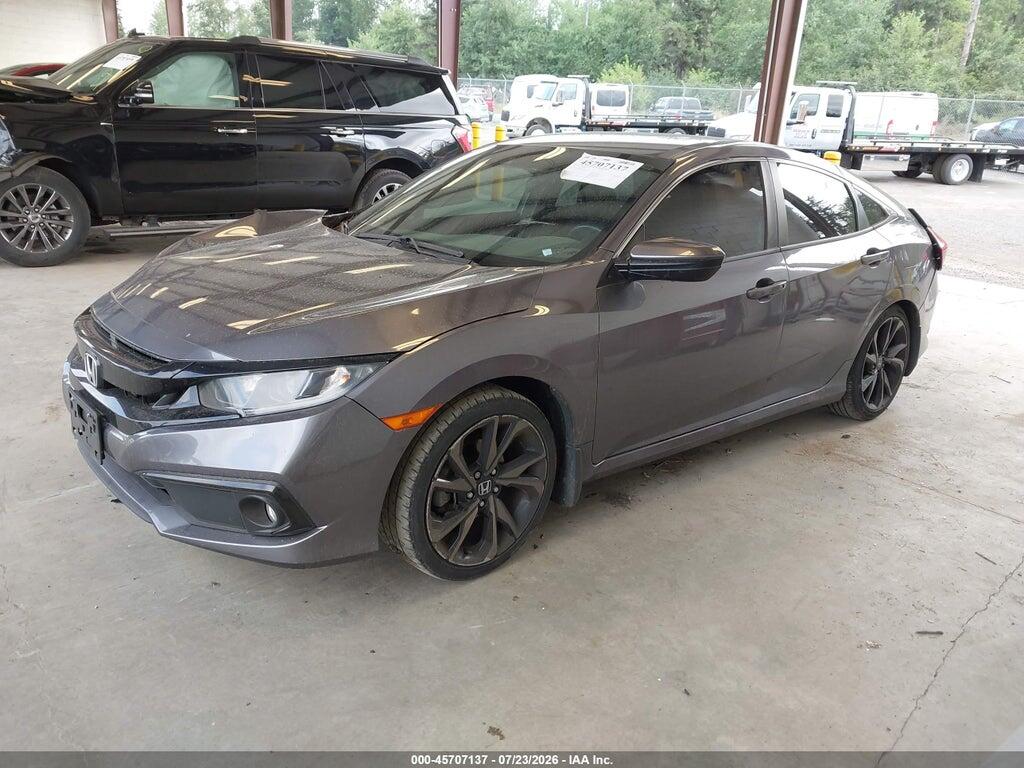 19XFC2F82KE213262 2019 HONDA CIVIC photo no. 2