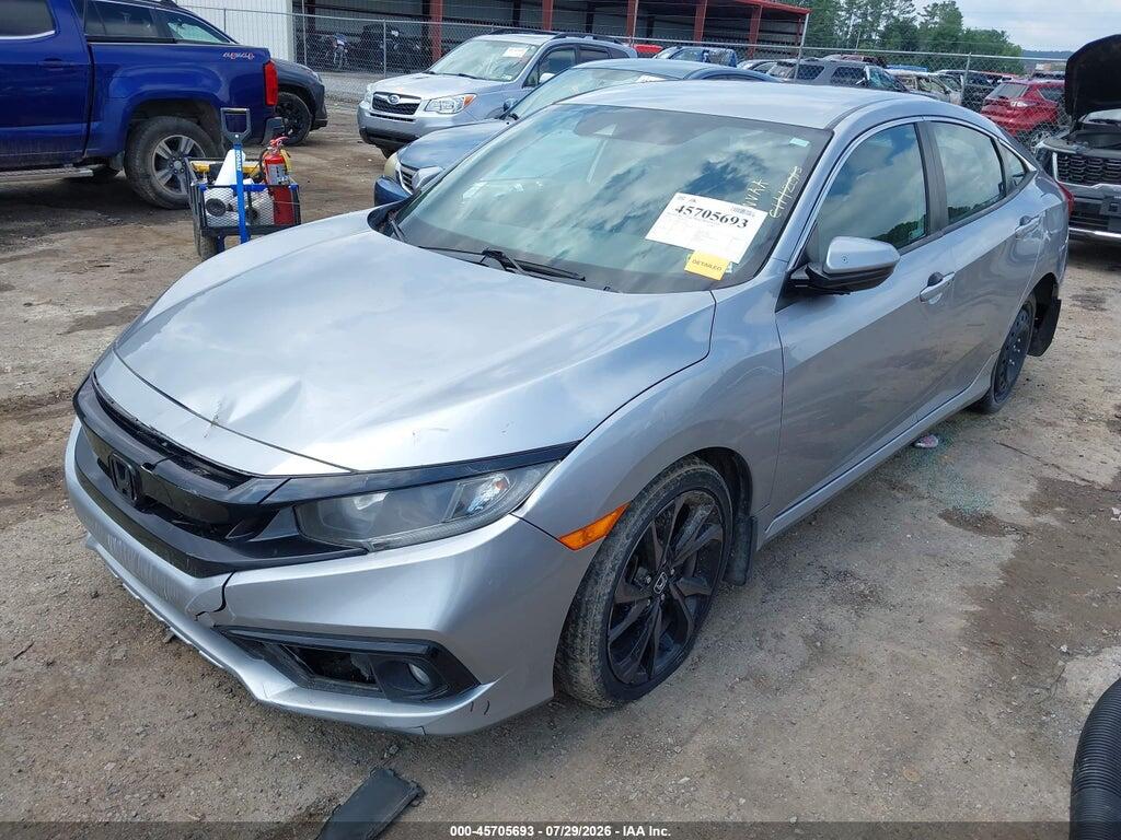 19XFC2E89KE015389 2019 HONDA CIVIC photo no. 2