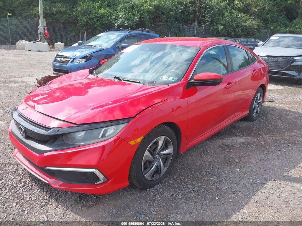 2HGFC2F69KH514860 2019 HONDA CIVIC photo no. 2