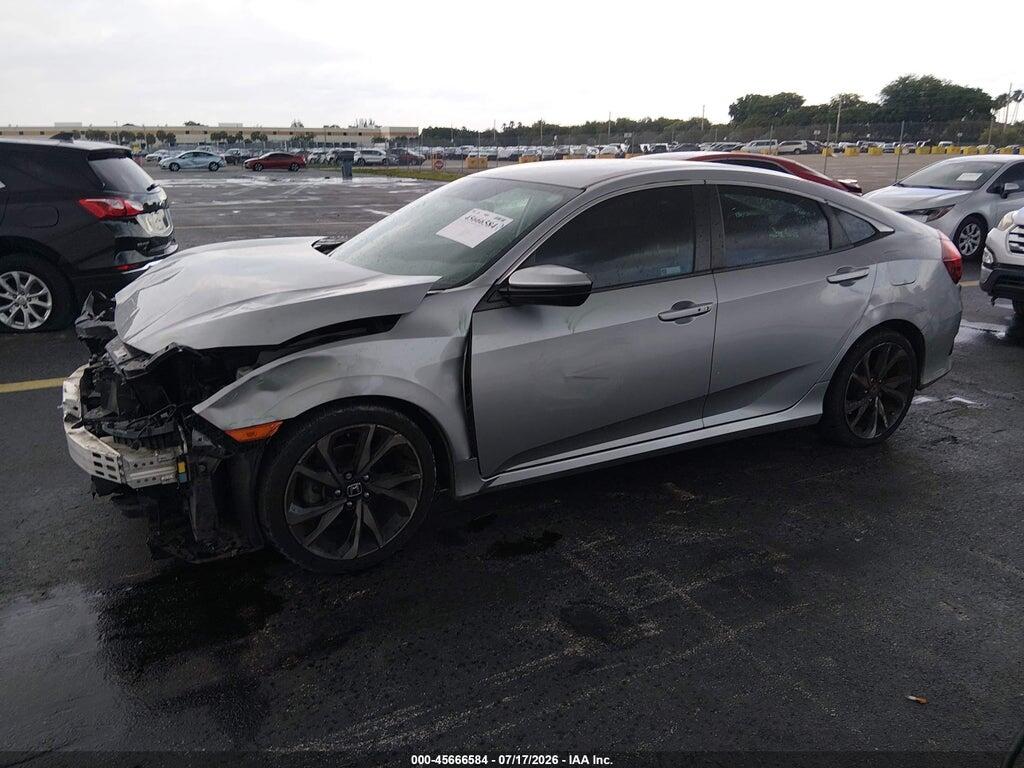 2HGFC2F84KH579813 2019 HONDA CIVIC photo no. 2
