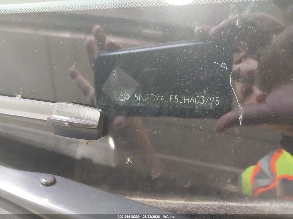 5NPD74LF5LH603795 2020 HYUNDAI ELANTRA photo no. 9