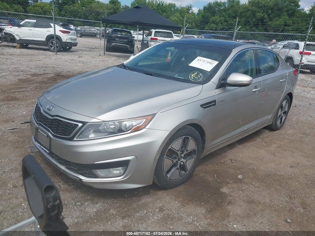 KNAGM4ADXD5041284 2013 KIA OPTIMA HYBRID photo no. 2
