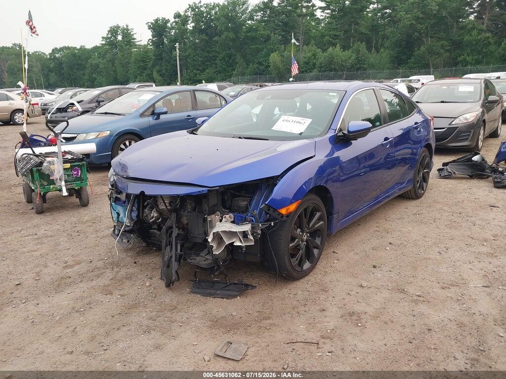 2HGFC2F82KH542100 2019 HONDA CIVIC photo no. 2