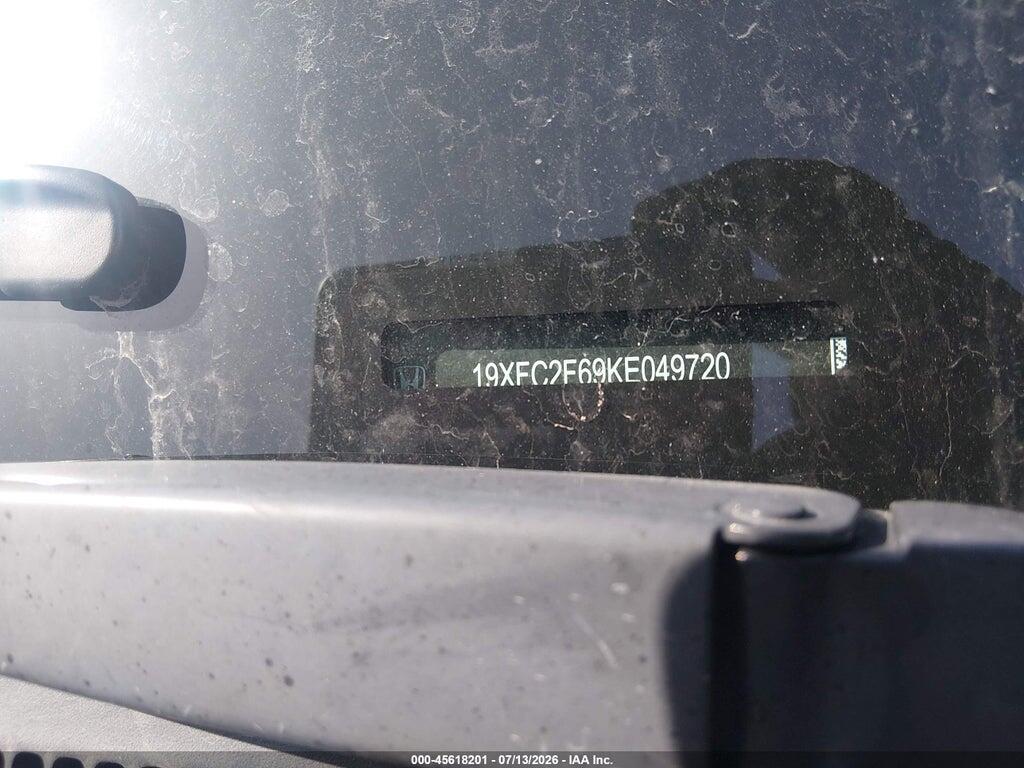 19XFC2F69KE049720 2019 HONDA CIVIC photo no. 9