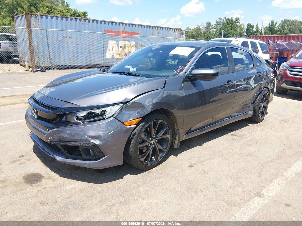 2HGFC2F8XKH578908 2019 HONDA CIVIC photo no. 2