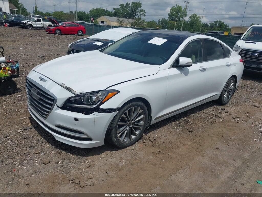 KMHGN4JE0FU080558 2015 HYUNDAI GENESIS photo no. 2