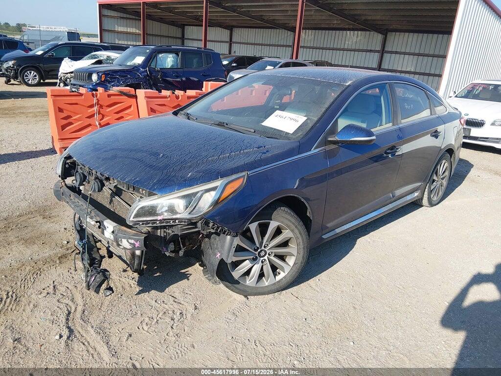 5NPE34AF1FH033849 2015 HYUNDAI SONATA photo no. 2