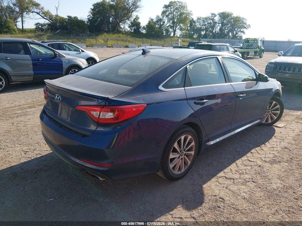 5NPE34AF1FH033849 2015 HYUNDAI SONATA photo no. 4