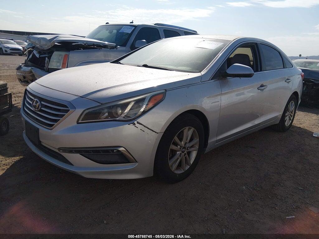5NPE24AF0FH220227 2015 HYUNDAI SONATA photo no. 2