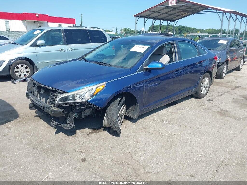 5NPE24AF2FH222447 2015 HYUNDAI SONATA photo no. 2
